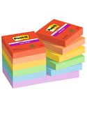 Cf. 12pz blocco 90fg. Post-it® Super Sticky 47,6x47,6mm 622-12SS-PLAY Playful 7100290166