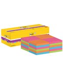VALUE PACK 21+3 BLOCCO 90fg Post-it® Super Sticky colori assortiti 76x76mm 7100234515
