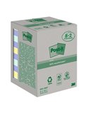 ValuePack 10 blocchi 100fg Post-it® carta ricic.colori pastel 76X76mm 654-RCP10 7100172343