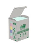 Cf. 6pz blocco 100fg. Post-it® Notes Green 38x51mm 653-1GB NATURAL 7100259445