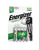 Blister 4 pile ricaricabili AAA - Energizer Power Plus E300850300