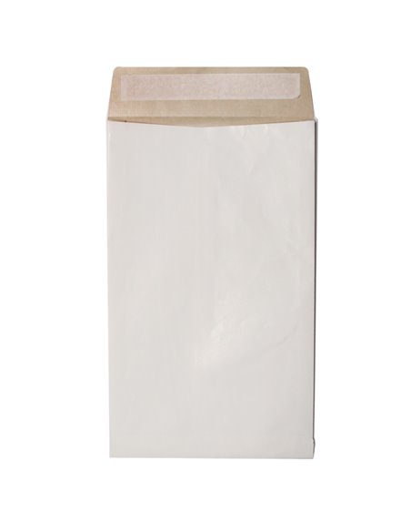 100 Sacchetti bianchi antistrappo Secursac 25x35x4cm A4 130gr 0966 BLASETTI BUSTE ANTISTRAPPO