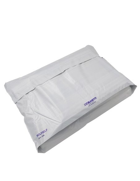100 Buste con soffietto in polietilene Polyself per corrieri 32x48x10cm A3 0892 BLASETTI BUSTE A SACCO