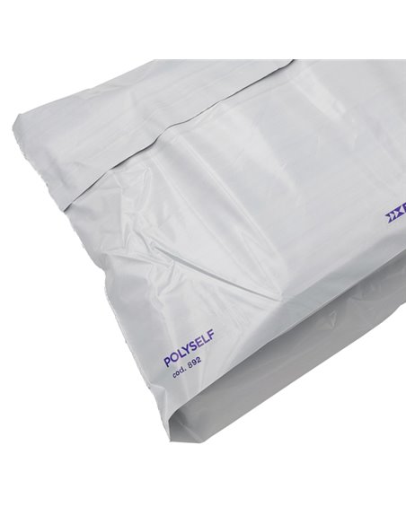 100 Buste con soffietto in polietilene Polyself per corrieri 32x48x10cm A3 0892 BLASETTI BUSTE A SACCO