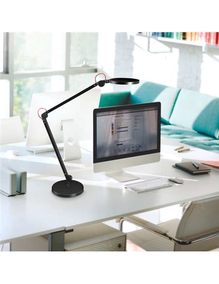 Lampada a led Giant bianco con base in legno 2003505301