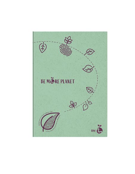 Maxiquaderno A4 36fg+2 80gr 1 rigo Be More Planet BM 0122653