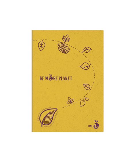 Maxiquaderno A4 36fg+2 80gr 1 rigo Be More Planet BM 0122653