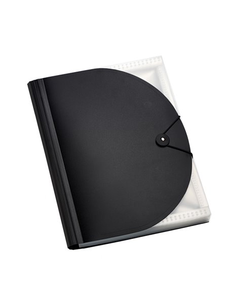 Portadocumenti a soffietto in PP nero A4 13 tasche Plastidea 7041NE ITERNET CARTELLE A SOFFIETTO