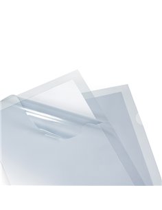 10 Cartelline a L in PP trasparente alto spessore 30x42cm Poli T Plus Sei rota 662332 SEI ROTA CARTELLINE APERTE SU DUE LATI 2