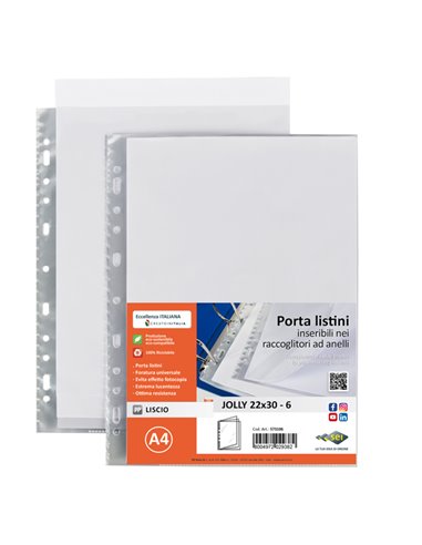 Portalistini Jolly 6 fogli sei rota 573106 SEI ROTA PORTALISTINI A FASCICOLI MOBILI