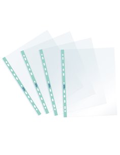 25 Buste forate c/ banda azzurro Pastel 22x30cm Favorit 400136868 FAVORIT BUSTE A PERFORAZIONE UNIVERSALE