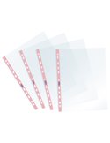 25 Buste forate c/ banda rosa Pastel 22X30cm Favorit 400136870