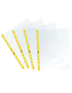 25 Buste forate c/ banda gialla Sprint 22X30cm Favorit 400159687