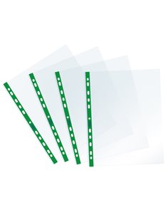 25 Buste forate c/ banda verde Sprint 22X30cm Favorit 400159689