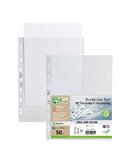 Conf 50 Buste forate in PP riciclato buccia medium 22x30cm GEA 100 Sei rota 702212