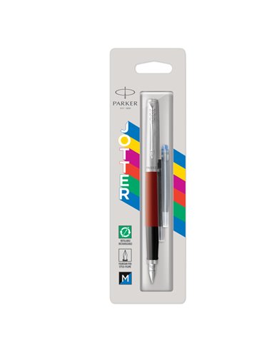 Penna stilo Jotter Original punta M fusto rosso Parker 2096872 PARKER STILOGRAFICHE