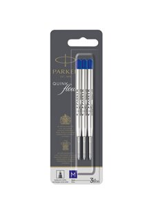 Blister 3 refill sfera Quinkflow medio blu Parker 2119152 PARKER REFILL SFERA