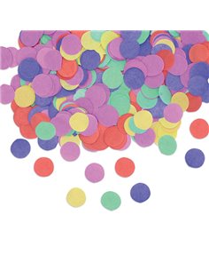 Busta coriandoli in carta Ø2cm colori assortiti Big Party 50227. BIG PARTY FESTONI E PALLONCINI