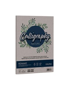 Carta Calligraphy Nature REMAKE A4 50fg 120gr scoglio FAVINI A69U664