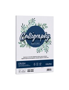 Carta Calligraphy Nature CRUSH A4 50fg 120gr uva FAVINI A69V534 FAVINI CARTE EVENTI-INVITI