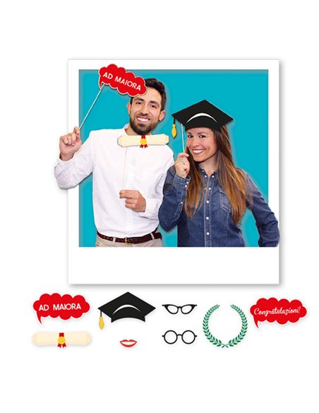 Photo Booth Laurea 8 fantasie Big Party 81459