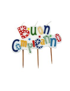 Candelina picks "Buon Compleanno" multicolor Big Party 73111 BIG PARTY FESTONI E PALLONCINI