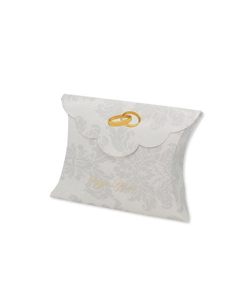 25 scatoline portaconfetti 10x8x3cm Sposi Big Party 81681