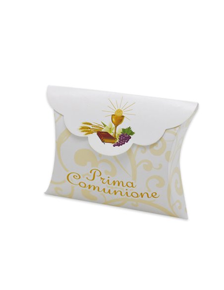 25 scatoline portaconfetti 10x8x3cm Comunione Big Party 81601