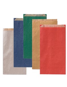 100 sacchetti a soffietto 12x22+4cm colori scuri assortiti Rex Sadoch MLCO4DAR REX SADOCH SHOPPERS E SACCHETTI REGALO