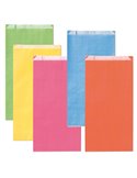 100 sacchetti a soffietto 12x22x4cm colori chiari assortiti Rex Sadoch MLC04LIT