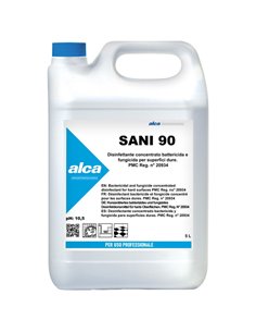 Disinfettante concentrato battericida e fungicida SANI90 Tanica 5Lt Alca ALC1209 ALCA DETERGENTI-DETERSIVI PER PULIZIA