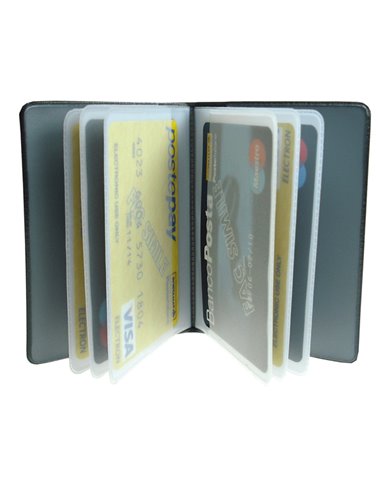 Display 24 Portacard a libro 14 scomparti in pvc gommato 880 Alplast 880 ALPLAST BUSTE PER USI DIVERSI E DEDICATI