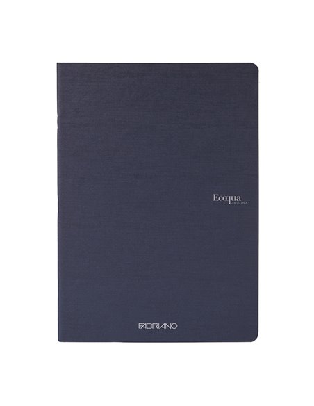 Maxiquaderno A4 38fg+2 90gr 1rigo Ecoqua original PM blu scuro Fabriano 19210304