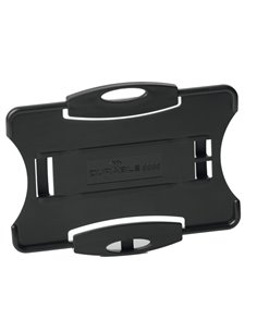 10 portabadge Eco per 1 tessera 57x87mm nero Durable 8988-01 DURABLE PORTABADGE E ACCESSORI
