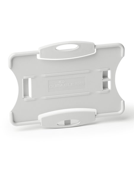 10 portabadge Eco per 1 tessera 57x87mm grigio Durable 8988-10 DURABLE PORTABADGE E ACCESSORI