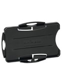 10 portabadge Eco per 2 tessere 57x87mm nero Durable 8989-01