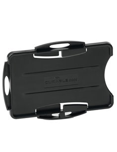 10 portabadge Eco per 2 tessere 57x87mm nero Durable 8989-01 DURABLE PORTABADGE E ACCESSORI