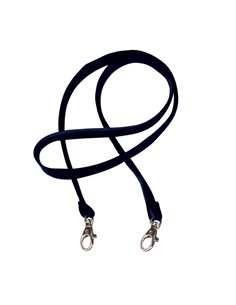 50 Cordoncino Pass M in raso nero lungh. 85cm Sei Rota 62008210