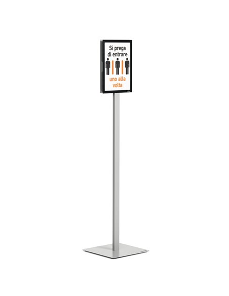 Espositore da pavimento Info Stand Basic A4 5012-57 DURABLE CORNICI AUTOPORTANTI