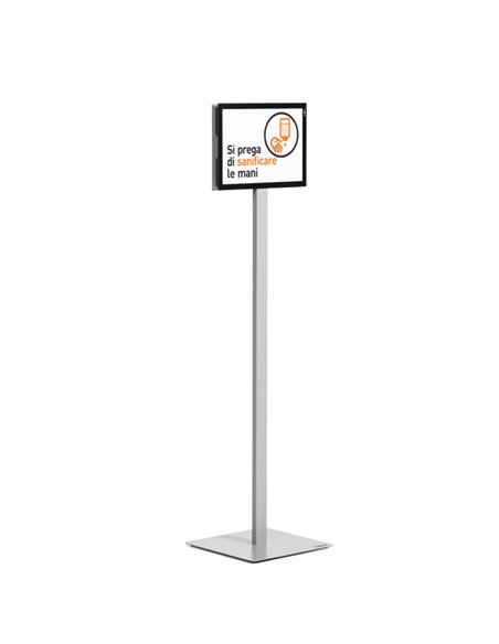 Espositore da pavimento Info Stand Basic A4 5012-57 DURABLE CORNICI AUTOPORTANTI