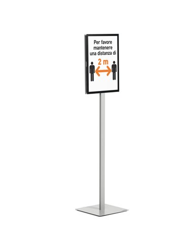 Espositore da pavimento Info Stand Basic A3 5013-57 DURABLE CORNICI AUTOPORTANTI