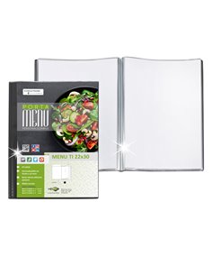 PORTA MENU TI 2 buste - personalizzabile 22x30cm Sei Rota 56700210