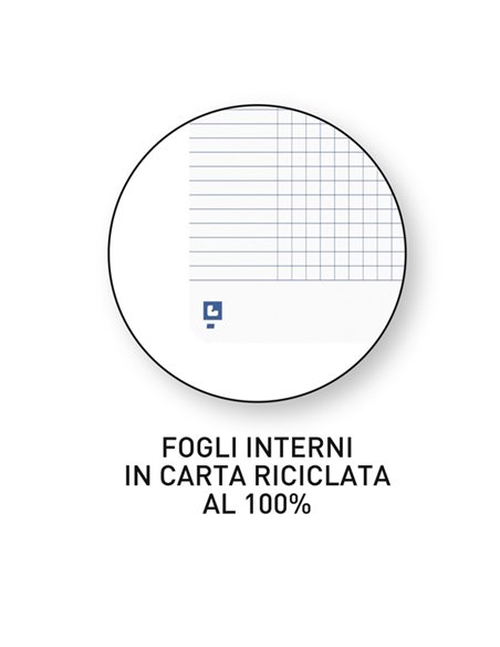 Maxiquaderno Spiralato A4 5mm 180fg 90g colori ass. REC'UP OXFORD 400154143 OXFORD BLOCCHI MEETING