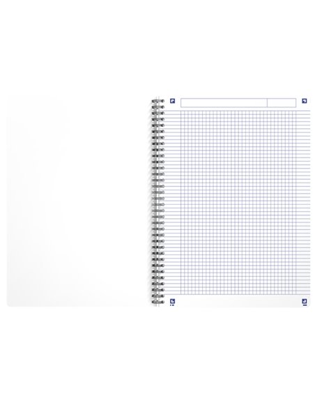 Maxiquaderno Spiralato A4 5mm 180fg 90g colori ass. REC'UP OXFORD 400154143 OXFORD BLOCCHI MEETING