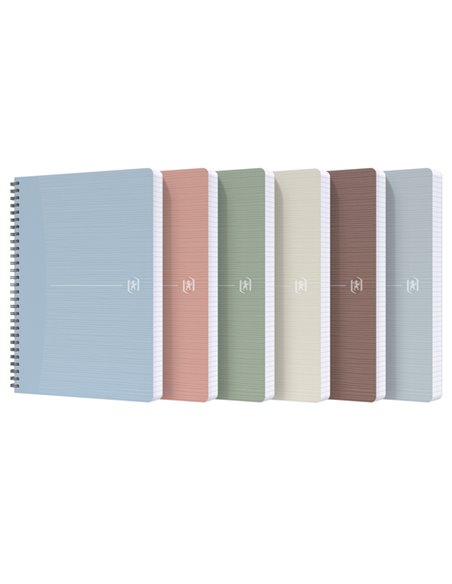 Maxiquaderno Spiralato A4 1 rigo 180fg 90g colori ass. REC'UP OXFORD 400154144 OXFORD BLOCCHI MEETING