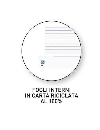 Maxiquaderno Spiralato A4 1 rigo 180fg 90g colori ass. REC'UP OXFORD 400154144 OXFORD BLOCCHI MEETING