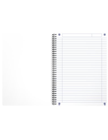 Maxiquaderno Spiralato A4 1 rigo 180fg 90g colori ass. REC'UP OXFORD 400154144 OXFORD BLOCCHI MEETING
