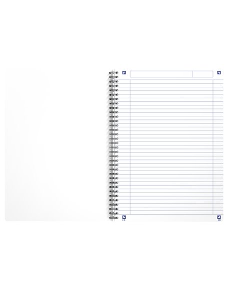 Maxiquaderno Spiralato A4 1 rigo 180fg 90g colori ass. REC'UP OXFORD 400154144 OXFORD BLOCCHI MEETING