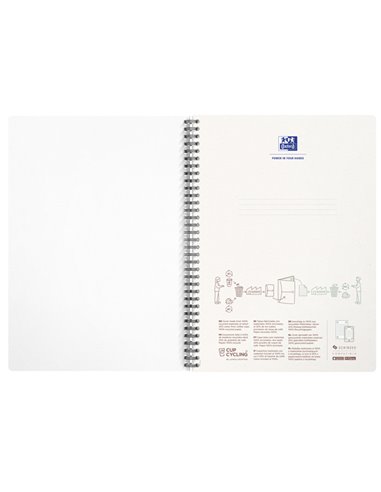 Maxiquaderno Spiralato A4 1 rigo 180fg 90g colori ass. REC'UP OXFORD 400154144 OXFORD BLOCCHI MEETING
