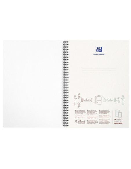Maxiquaderno Spiralato A4 1 rigo 180fg 90g colori ass. REC'UP OXFORD 400154144 OXFORD BLOCCHI MEETING